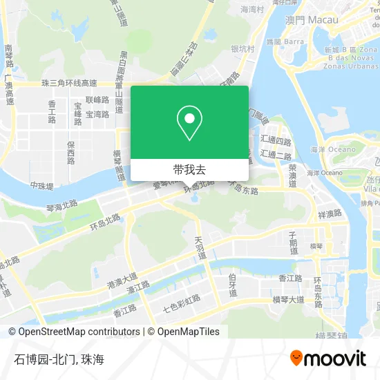 石博园-北门地图