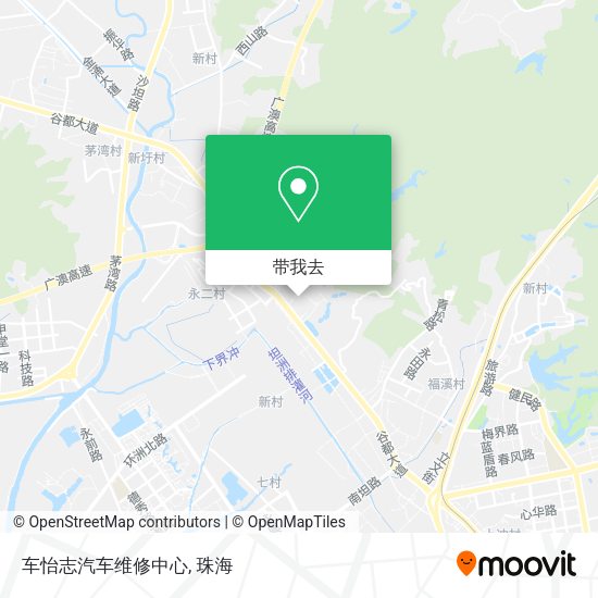 车怡志汽车维修中心地图