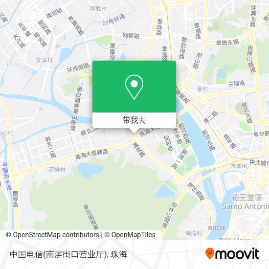 中国电信(南屏街口营业厅)地图