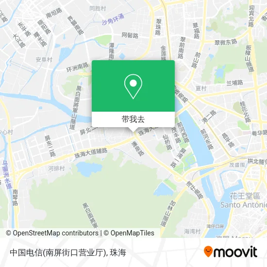 中国电信(南屏街口营业厅)地图