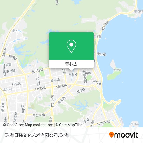 珠海日强文化艺术有限公司地图