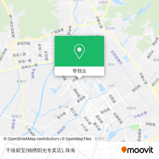 千禧厨宝(锦绣阳光专卖店)地图