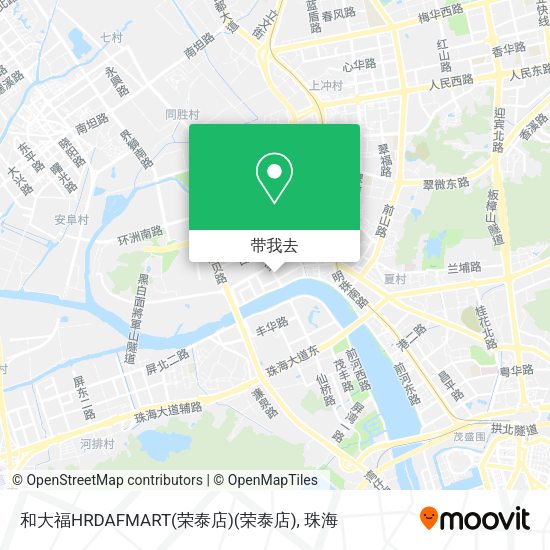 和大福HRDAFMART(荣泰店)(荣泰店)地图