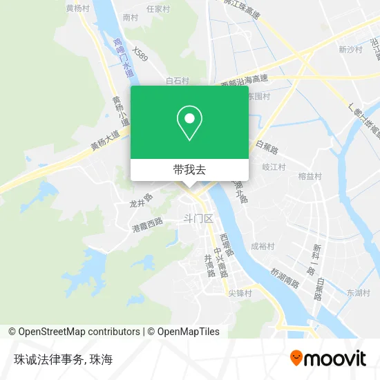 珠诚法律事务地图