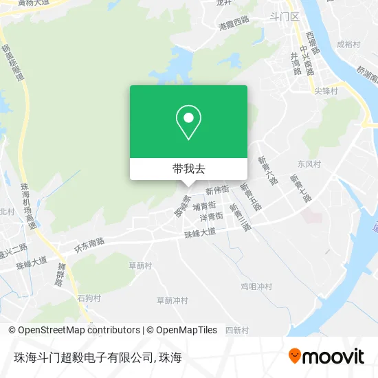 珠海斗门超毅电子有限公司地图