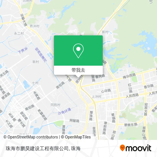 珠海市鹏昊建设工程有限公司地图