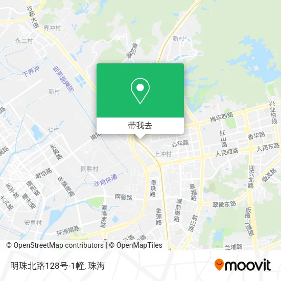 明珠北路128号-1幢地图