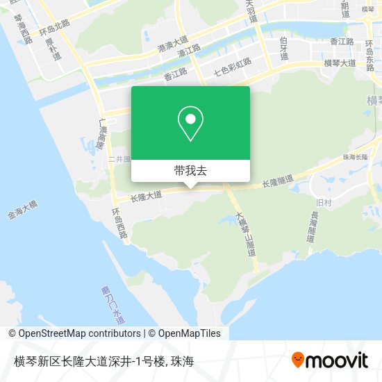 横琴新区长隆大道深井-1号楼地图