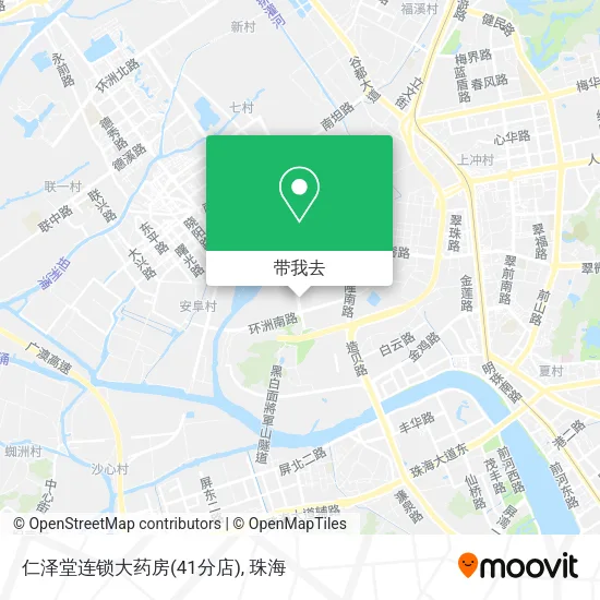 仁泽堂连锁大药房(41分店)地图