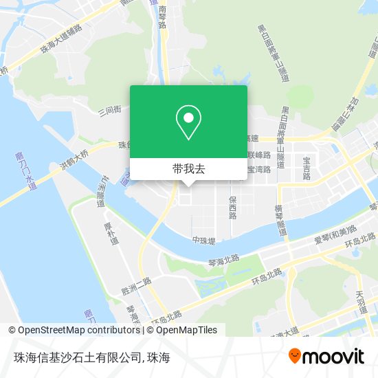 珠海信基沙石土有限公司地图
