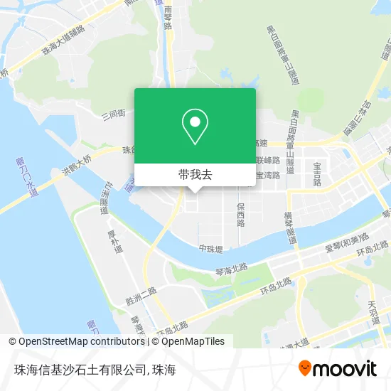 珠海信基沙石土有限公司地图