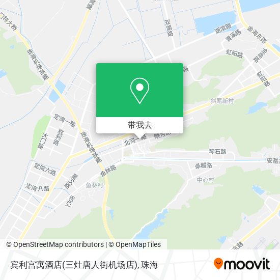 宾利宫寓酒店(三灶唐人街机场店)地图