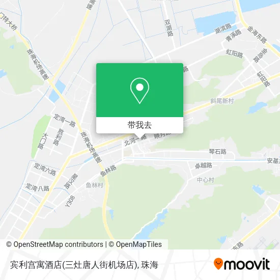 宾利宫寓酒店(三灶唐人街机场店)地图