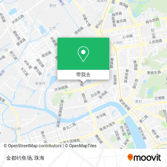 金都钓鱼场地图