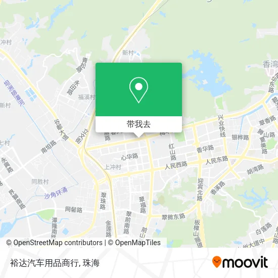 裕达汽车用品商行地图