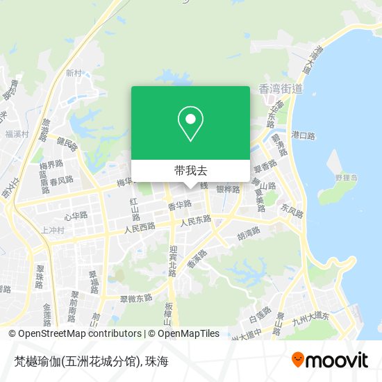 梵樾瑜伽(五洲花城分馆)地图