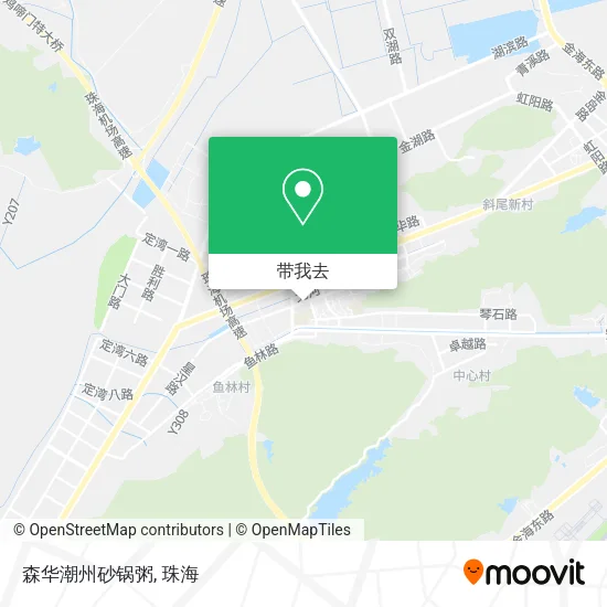 森华潮州砂锅粥地图