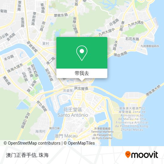 澳门正香手信地图