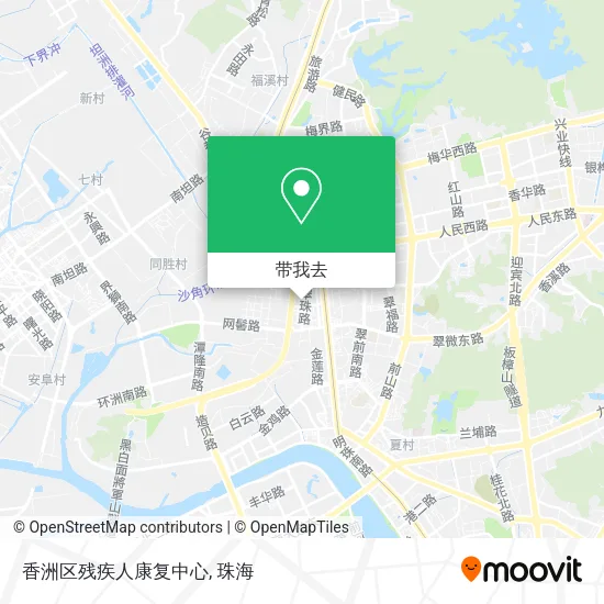 香洲区残疾人康复中心地图