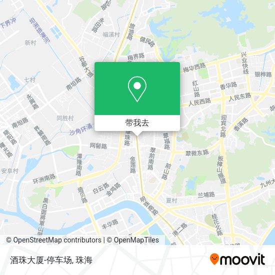 酒珠大厦-停车场地图