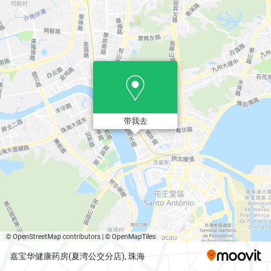 嘉宝华健康药房(夏湾公交分店)地图