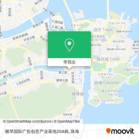 横琴国际广告创意产业基地20A栋地图