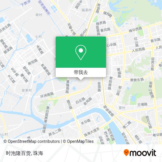 时泡隆百货地图