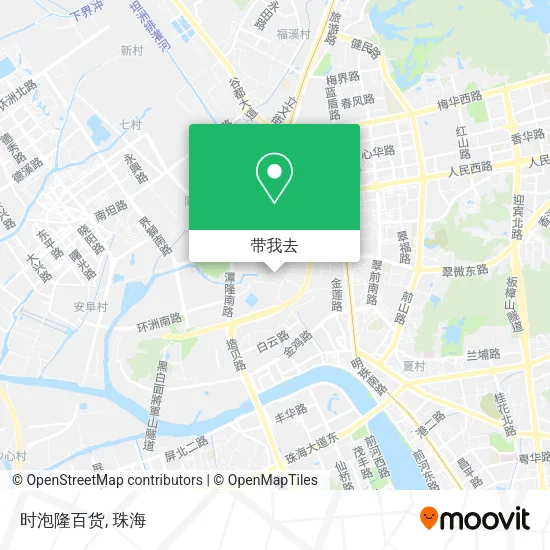 时泡隆百货地图