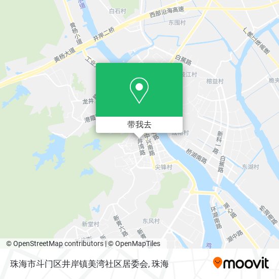 珠海市斗门区井岸镇美湾社区居委会地图