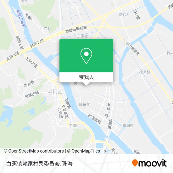 白蕉镇赖家村民委员会地图