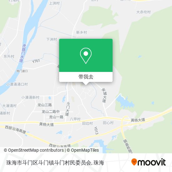 珠海市斗门区斗门镇斗门村民委员会地图