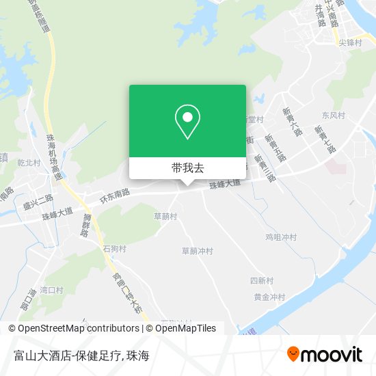 富山大酒店-保健足疗地图