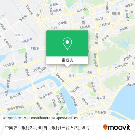 中国农业银行24小时自助银行(三台石路)地图