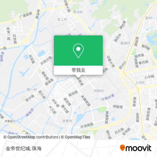 金帝世纪城地图