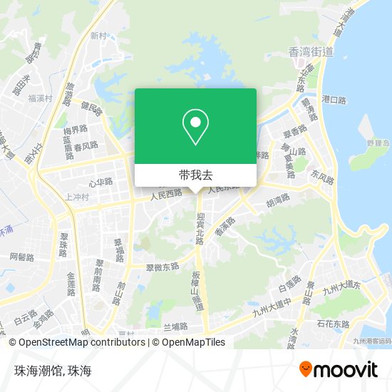 珠海潮馆地图