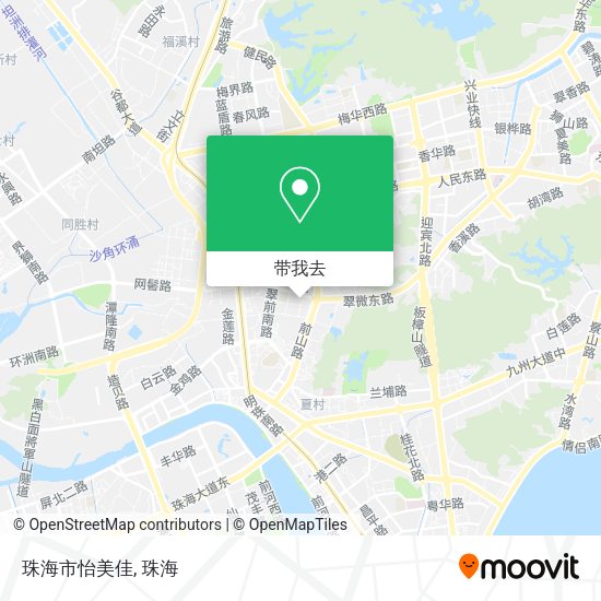 珠海市怡美佳地图