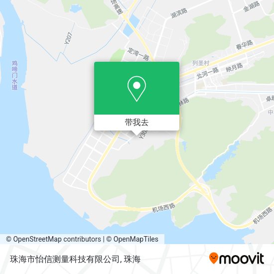 珠海市怡信测量科技有限公司地图