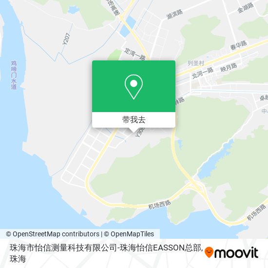 珠海市怡信测量科技有限公司-珠海怡信EASSON总部地图