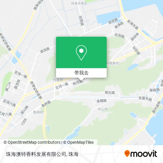 珠海澳特香料发展有限公司地图