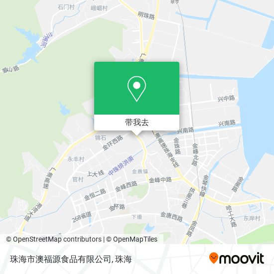 珠海市澳福源食品有限公司地图