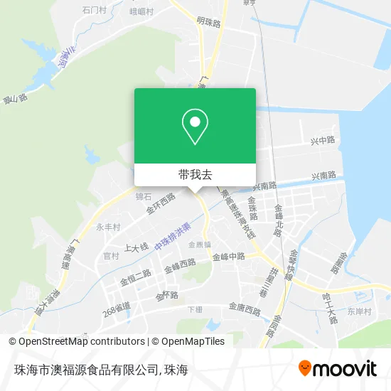 珠海市澳福源食品有限公司地图