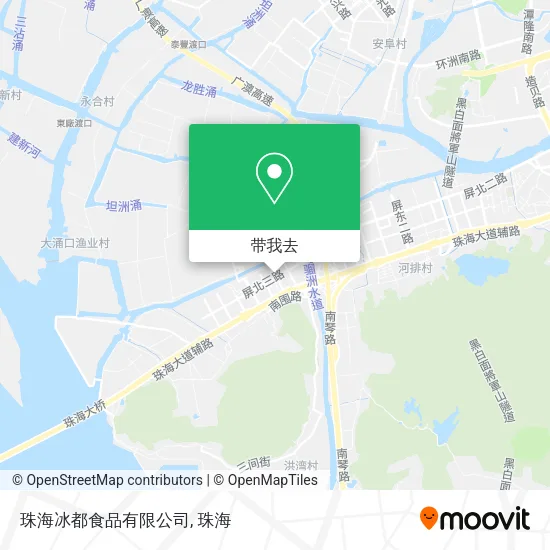 珠海冰都食品有限公司地图