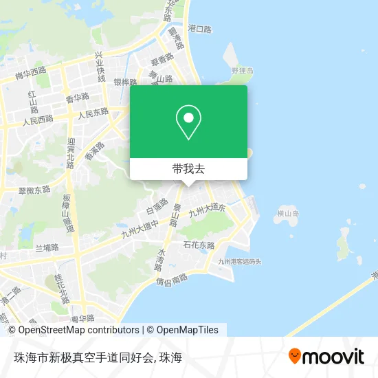 珠海市新极真空手道同好会地图