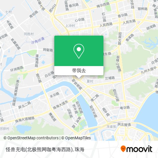 怪兽充电(北极熊网咖粤海西路)地图