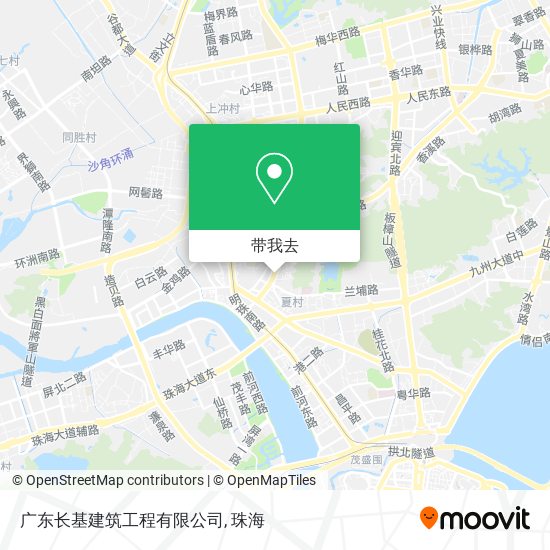 广东长基建筑工程有限公司地图