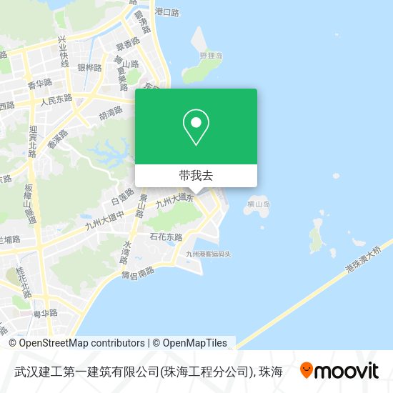 武汉建工第一建筑有限公司(珠海工程分公司)地图