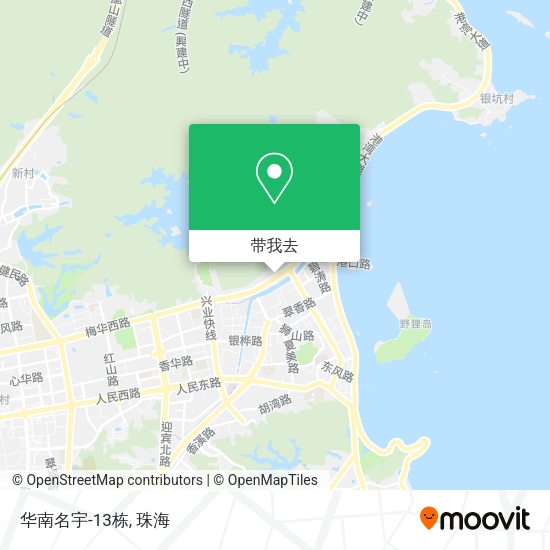 华南名宇-13栋地图