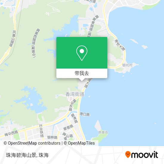 珠海碧海山景地图