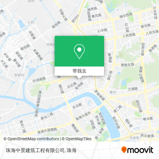 珠海中景建筑工程有限公司地图