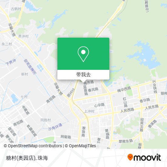 糖村(奥园店)地图